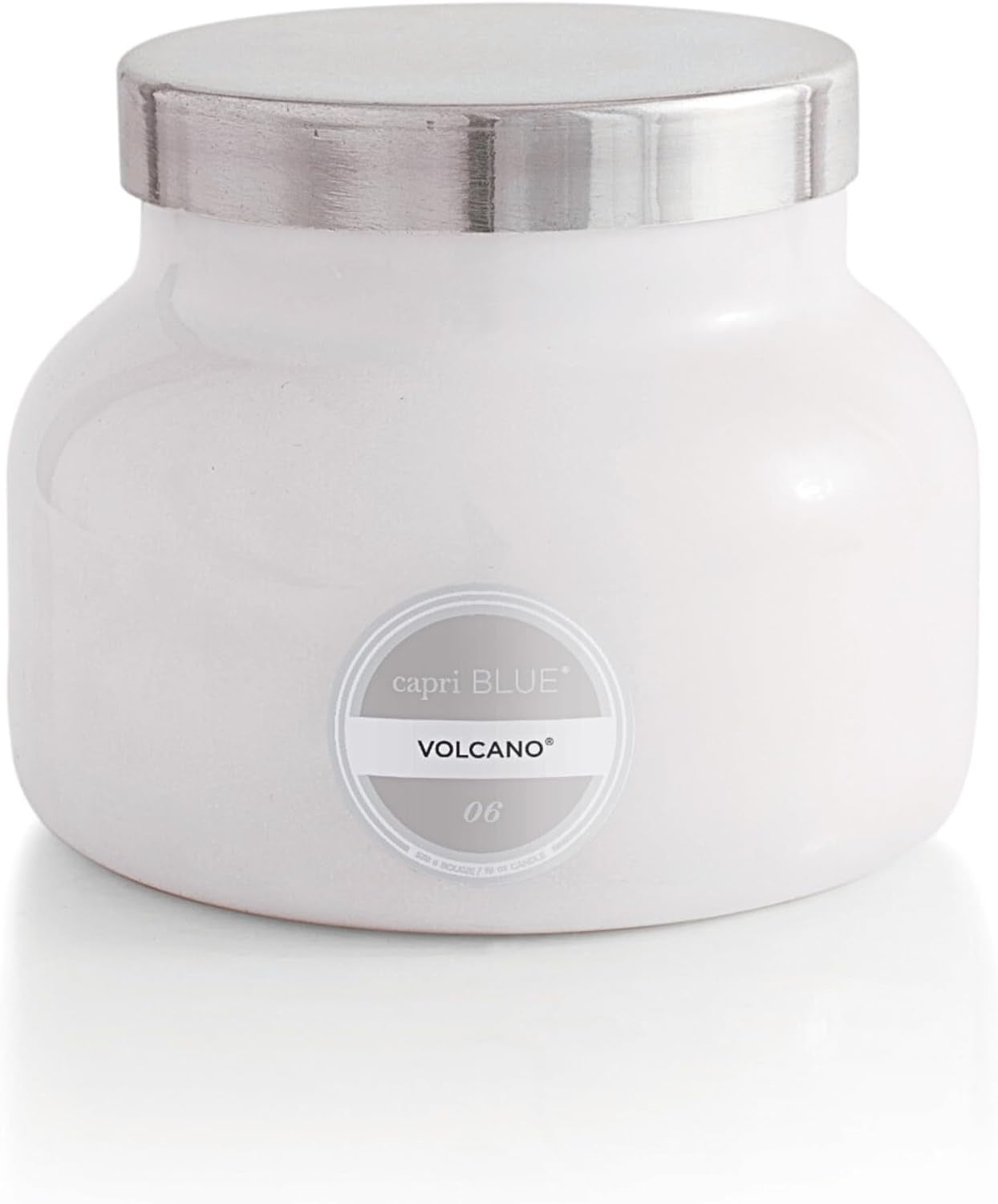 Volcano Scented Candles - Luxury Glass Jar Candles for Home Scented with Tropical Fruit & Sugared Citrus - Soy Wax Blend - Volcano - Black Color (8 Oz)